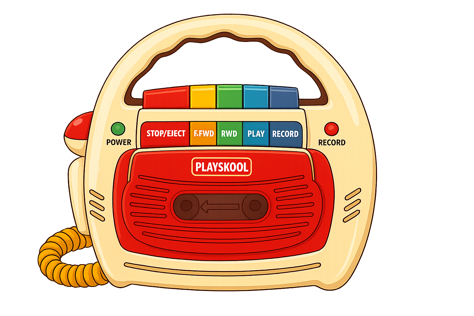 Magnétophone Playskool