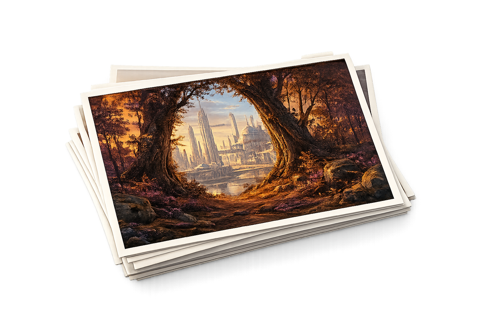 Érasme Ennare Postcards